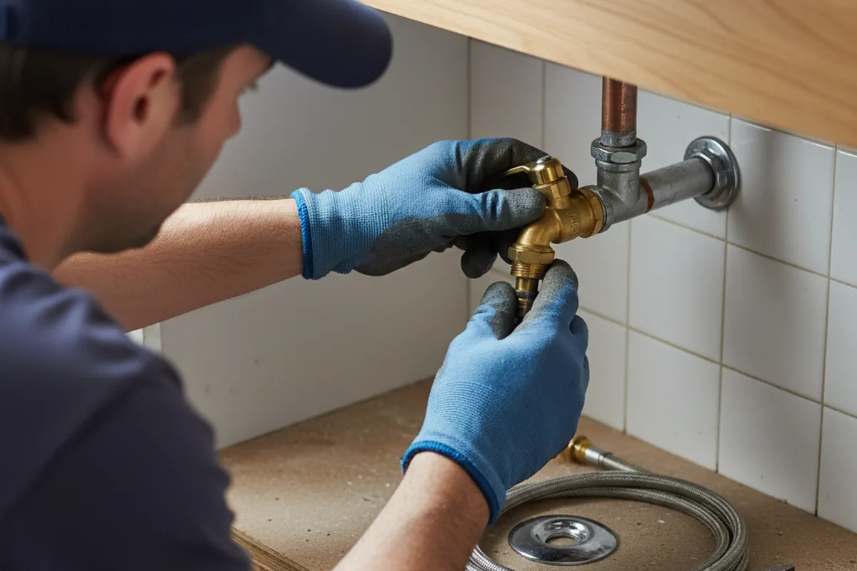 Shutoff valve and fitting work during Emergency Plumbing in Bokeelia